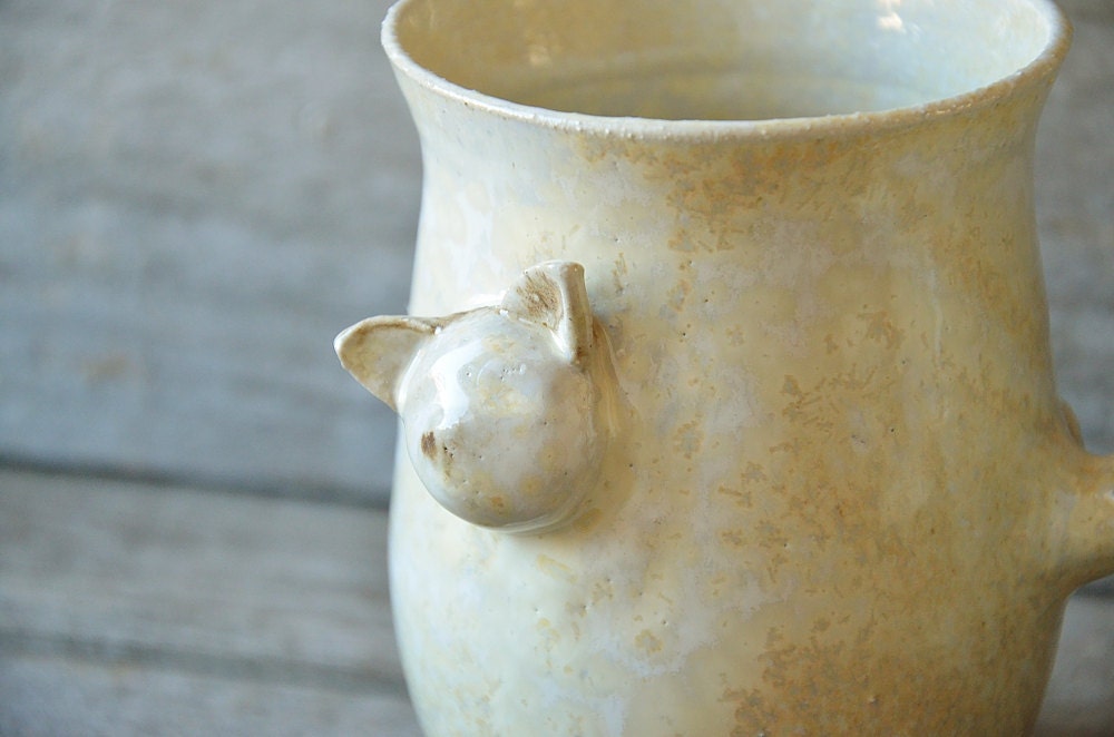 Kitten - Tazza in gres con gatto - SU ORDINAZIONE - Gat-tea - gres