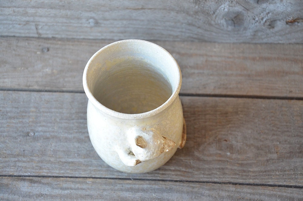 Licking cat - Tazza in gres con gatto - Gat-tea - gres