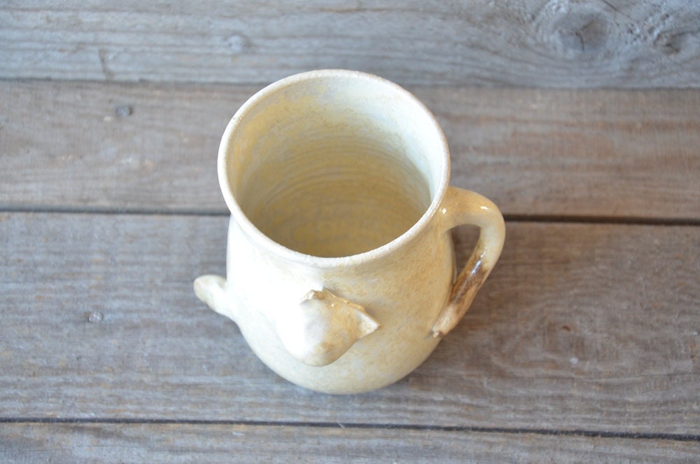 Stretching cat - Tazza in gres con gatto - Gat-tea - gres