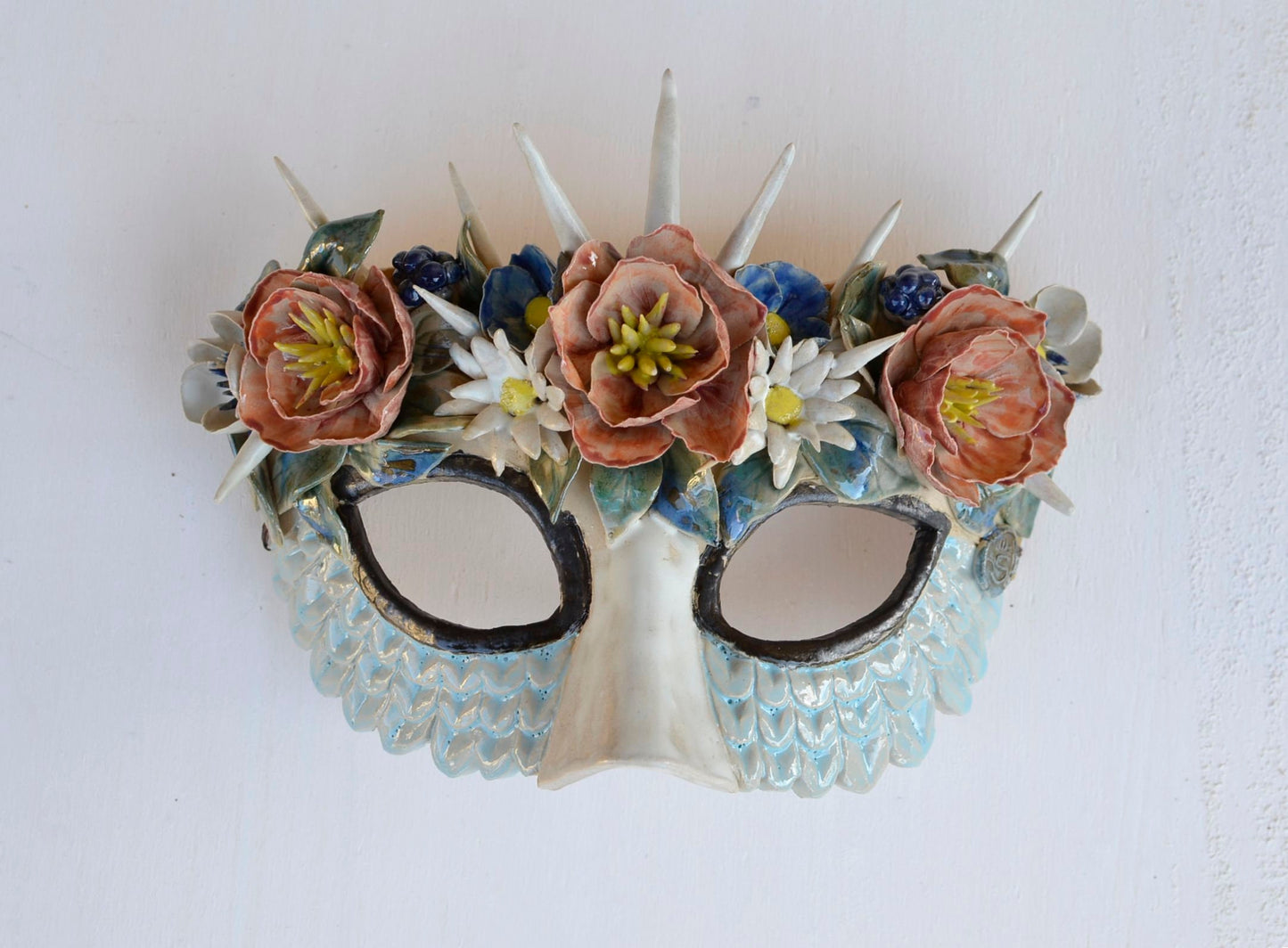 Maschera "di fiori" - gres