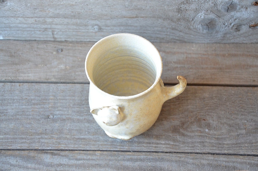 Kitten - Tazza in gres con gatto - SU ORDINAZIONE - Gat-tea - gres