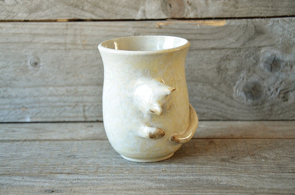 Playing cat - Tazza in gres con gatto - Gat-tea - gres