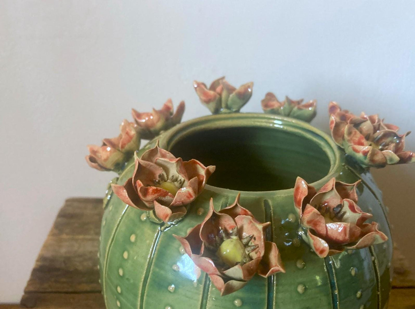 Cactus - vaso in gres - SU ORDINAZIONE