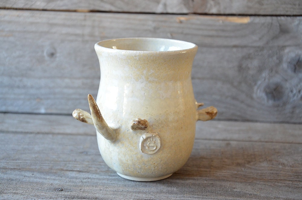 Purring cat - SU ORDINAZIONE - Tazza in gres con gatto - Gat-tea - gres