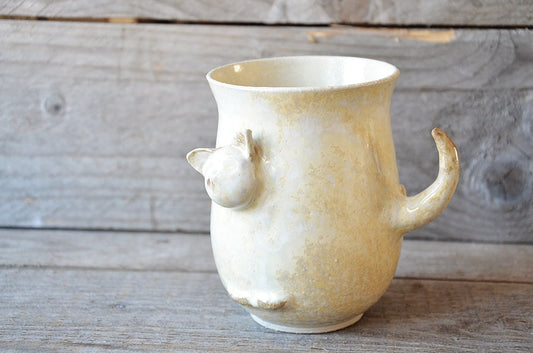 Kitten - Tazza in gres con gatto - SU ORDINAZIONE - Gat-tea -  gres