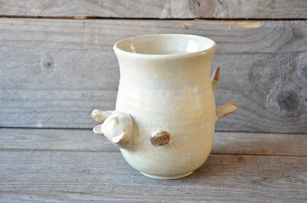 Purring cat - SU ORDINAZIONE - Tazza in gres con gatto - Gat-tea - gres