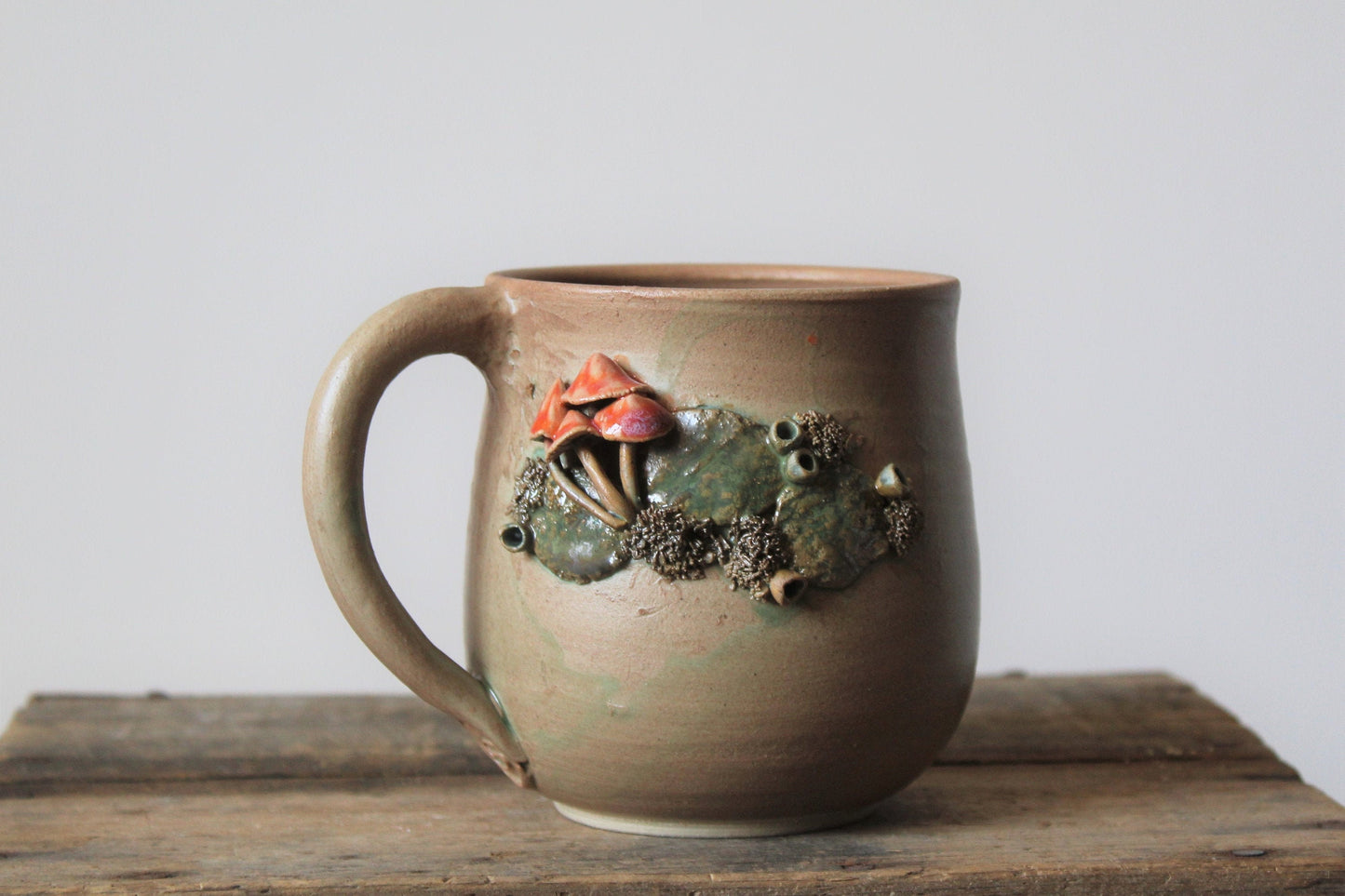 Tazza funghi e muschio 