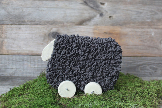 La Pecora nera in ceramica con le ruote - Home Decor