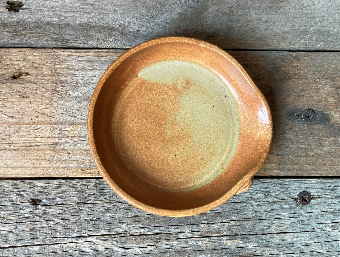 Poggia cucchiaio in gres arancio rustico - Disponibile tra tre settimane