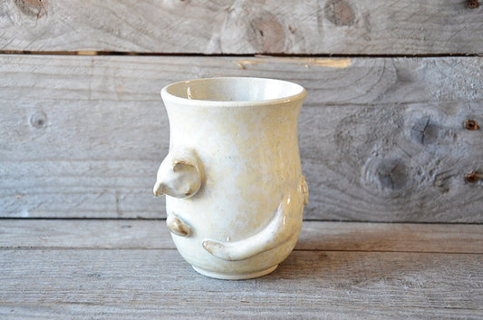 Playing cat - Tazza in gres con gatto - Gat-tea -  gres