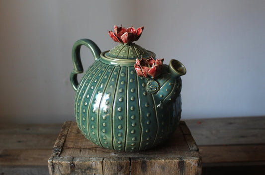 teiera cactus in gres